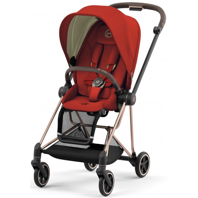 Stroller Cybex Mios 4.0 2 in 1 Autumn Gold chassis Rosegold