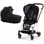 Cybex Mios 4.0 коляска 2 в 1 Sepia Black шасси Chrome Black