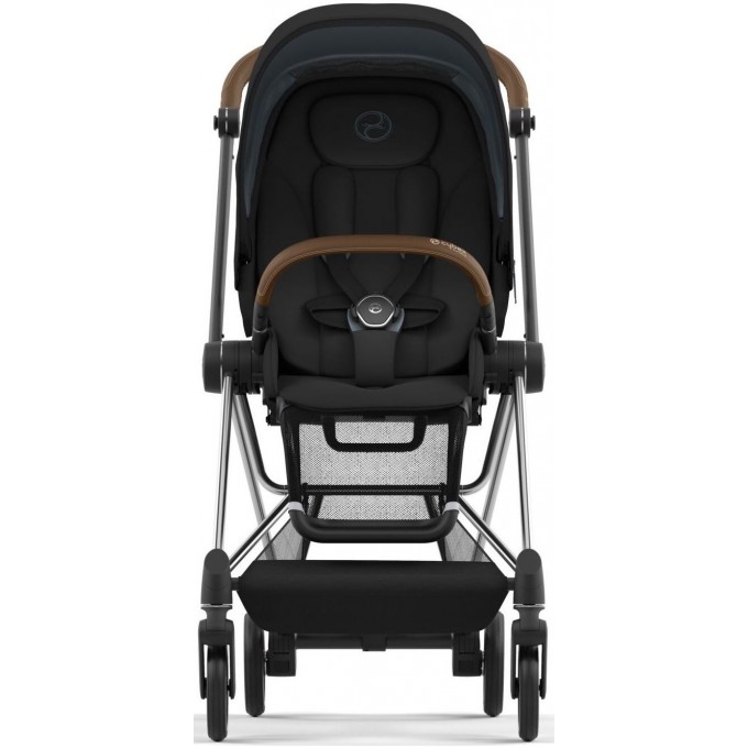 Stroller Cybex Mios 4.0 Deep Black chassis Chrome Brown