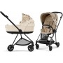 Cybex Mios Simply Flowers Beige 4.0 шасі matt black коляска 2 в 1