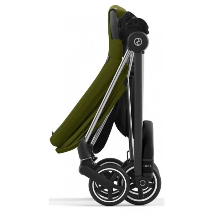 Прогулянкова коляска Cybex Mios 4.0 Khaki Green шасі Chrome Black