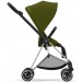 Cybex Mios 4.0 stroller 2 in 1 Khaki Green chassis Chrome Black
