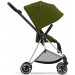 Cybex Mios 4.0 stroller 2 in 1 Khaki Green chassis Chrome Black