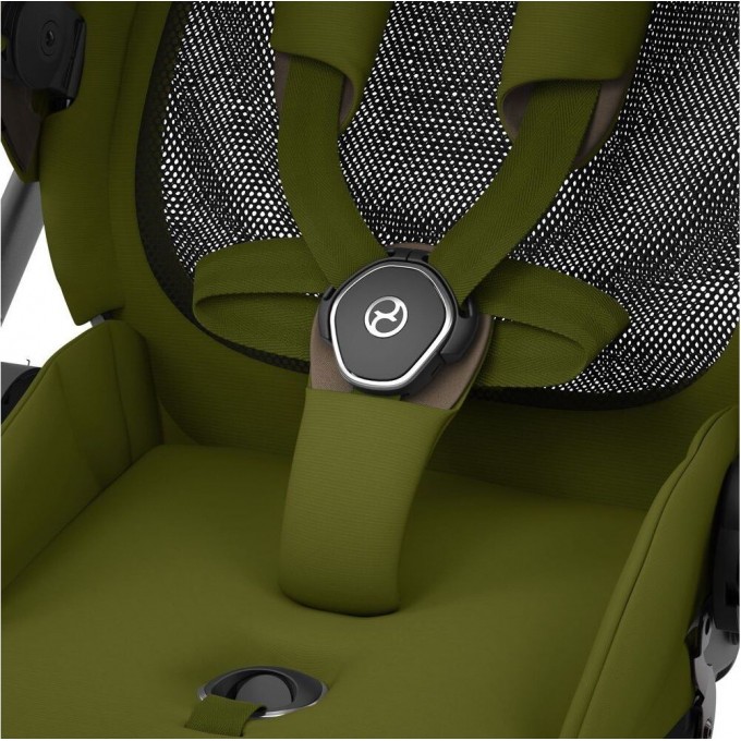 Cybex Mios 4.0 stroller 2 in 1 Khaki Green chassis Rose Gold
