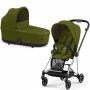 Cybex Mios 4.0 коляска 2 в 1 Khaki Green шасси Chrome Brown