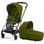 Cybex Mios 4.0 stroller 2 in 1 Khaki Green chassis Matt Black