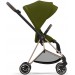 Stroller Cybex Mios 4.0 Khaki Green chassis Rosegold