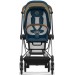 Stroller Cybex Mios 4.0 2 in 1 Mountain Blue chassis Chrome Brown