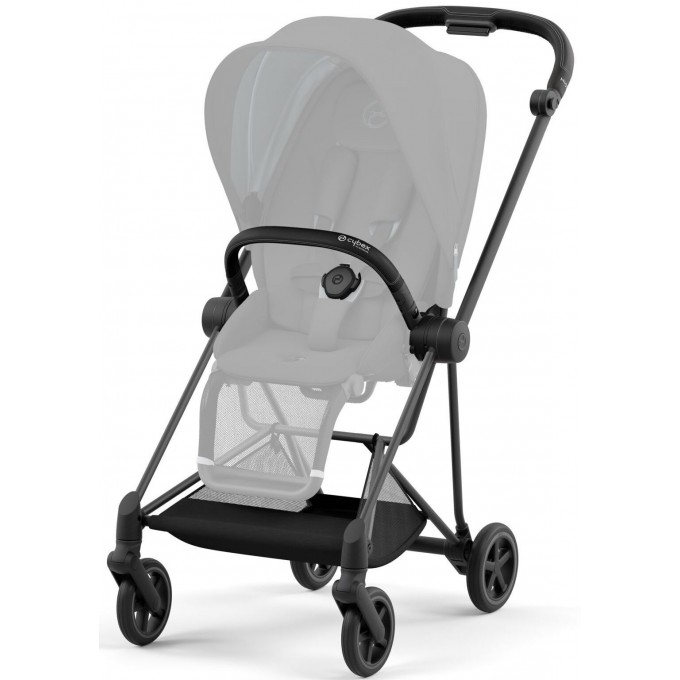 Stroller Cybex Mios 4.0 2 in 1 Simply Flowers Grey chassis matt black
