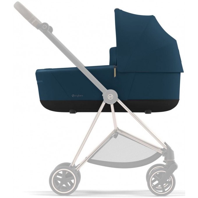 Stroller Cybex Mios 4.0 2 in 1 Mountain Blue chassis Rosegold