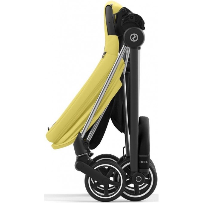 Прогулянкова коляска Cybex Mios Mustard Yellow шасі Chrome Black