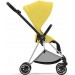 Cybex Mios 4.0 stroller 2 in 1 Mustard Yellow chassis Chrome Black