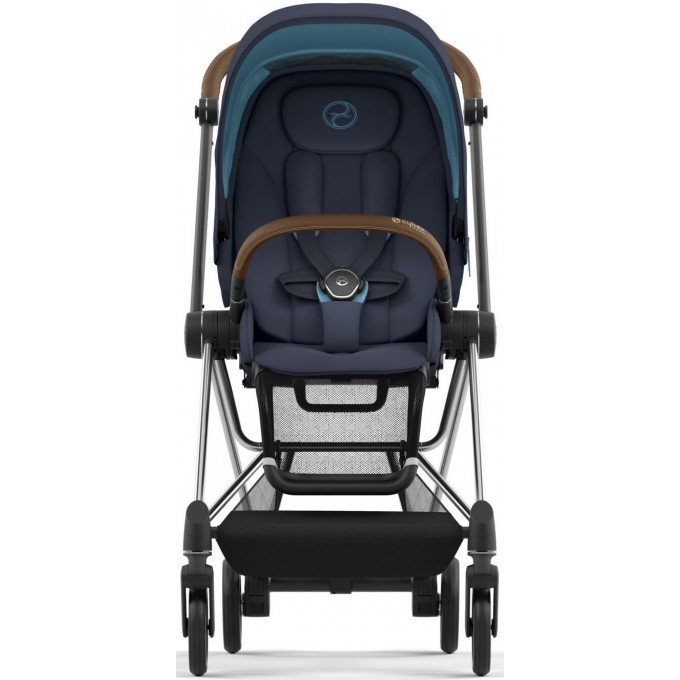 Stroller Cybex Mios 4.0 Nautical Blue chassis Chrome Brown