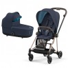 Stroller Cybex Mios 4.0 2 in 1 Nautical Blue chassis Rosegold
