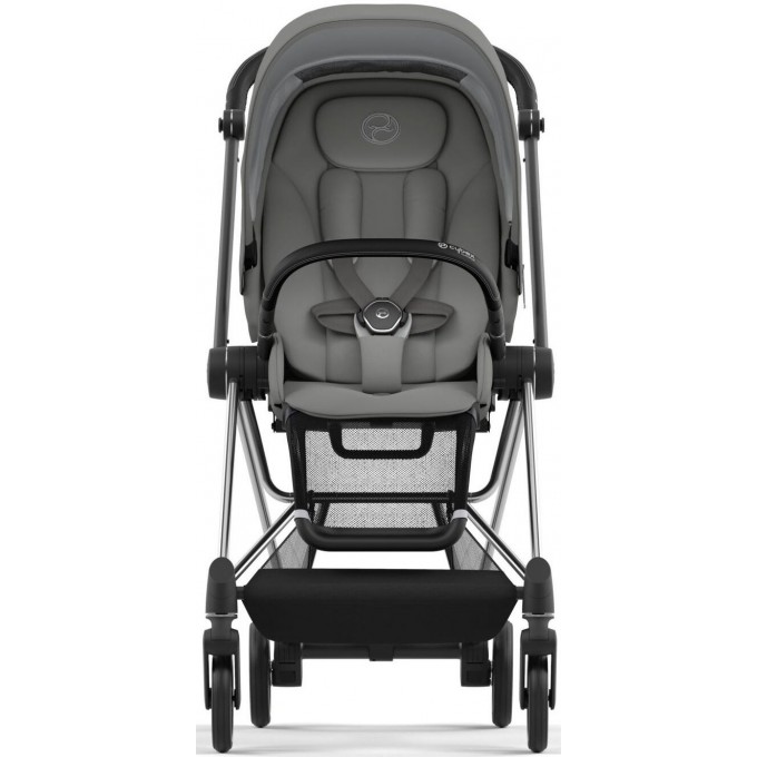 Stroller Cybex Mios 4.0 Mirage Grey chassis Chrome Brown