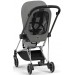 Stroller Cybex Mios 4.0 Mirage Grey chassis Chrome Black