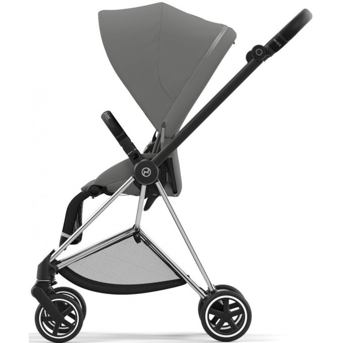 Cybex Mios 4.0 stroller 2 in 1 Soho Grey chassis Chrome Black