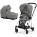 Cybex Mios 4.0 stroller 2 in 1 Mirage Grey chassis Chrome Black