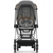 Stroller Cybex Mios 4.0 Soho Grey chassis Chrome Brown