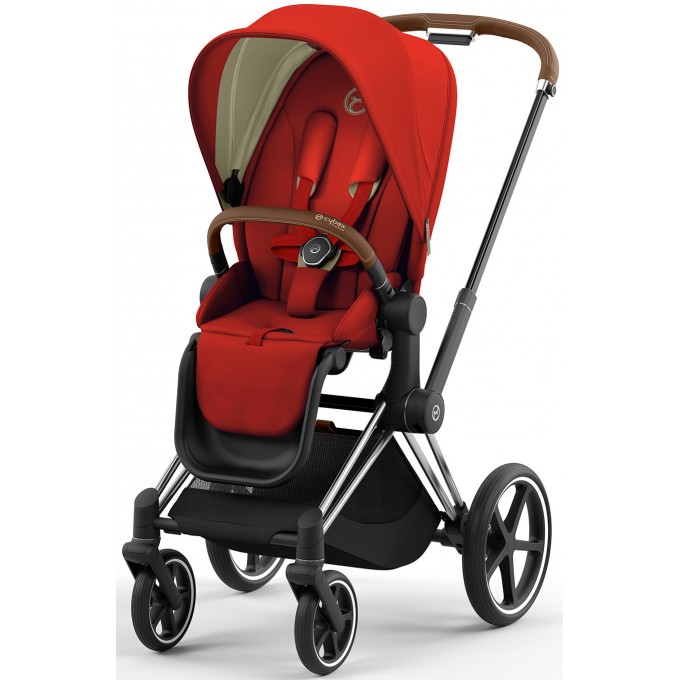 Stroller Cybex Priam  Autumn Gold chassis Chrome Brown 4.0