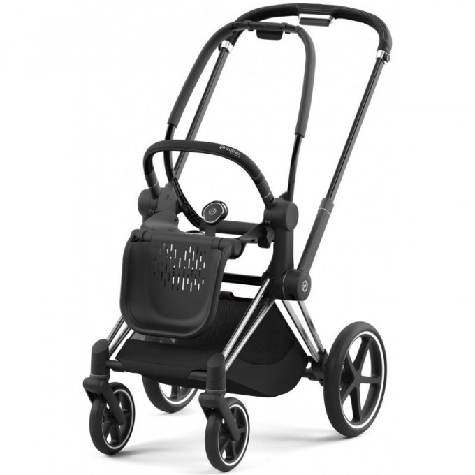 Cybex Priam 3 в 1 Sepia Black шасси Chrome Black 4.0 автокресло Cloud plus