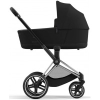 Cybex Priam 4.0 люлька Sepia Black + шасси Chrome Black