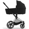 Cybex Priam 4.0 люлька Sepia Black + шасси Chrome Black