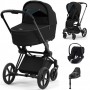 Cybex Priam Sepia Black 4 в 1 шасі Matt Black 4.0 + база T i-Size