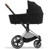 Cybex Priam 4.0 люлька Sepia Black + шасси Chrome Brown
