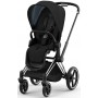 Коляска Cybex Priam Deep Black шасі Chrome Black 4.0
