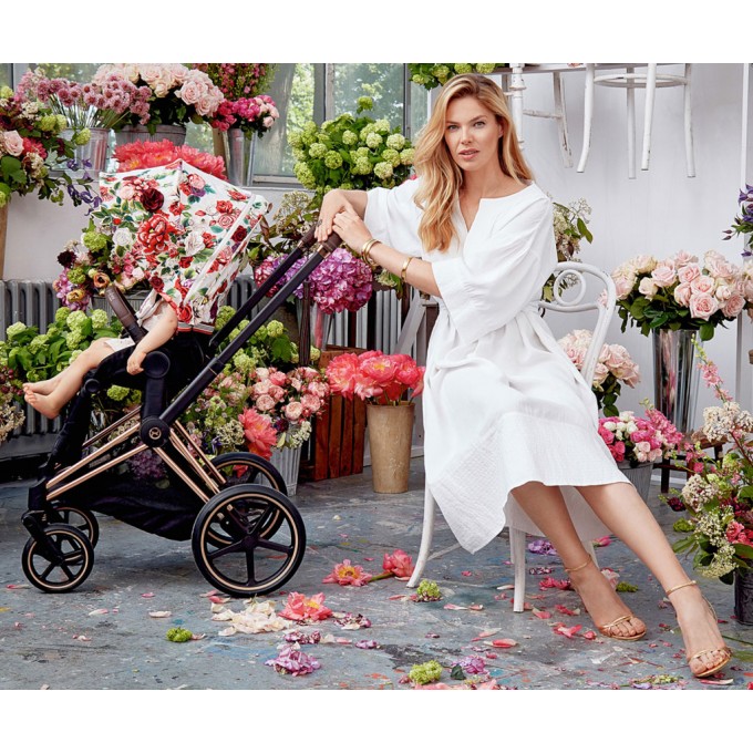 Cybex Priam люлька Blossom Light шасі Rosegold 4.0