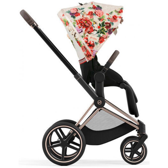 Cybex Priam Blossom Light chassis Rosegold 4.0 stroller 2 in 1