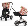 Cybex Priam Blossom Light шасси Rosegold 4.0 коляска 2 в 1