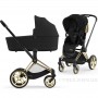 Cybex Priam Jeremy Scott 4.0 carrycot Sepia Black stroller 2 in 1