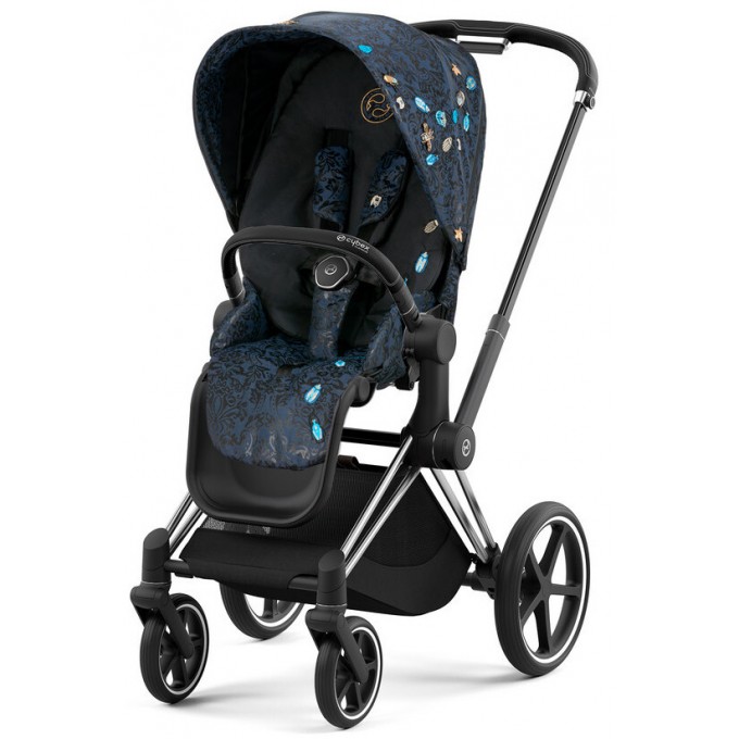 Cybex Priam Jewels of Nature 4.0 шасси Chrome Black коляска 2 в 1
