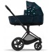 Cybex Priam Jewels of Nature chassis Matt Black stroller 2 in 1
