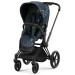 Cybex Priam Jewels of Nature chassis Matt Black stroller 2 in 1