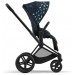 Cybex Priam Jewels of Nature chassis Matt Black stroller 2 in 1