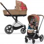 Cybex Priam Karolina Kurkova 4.0 шасси Chrome Brown коляска 2 в 1