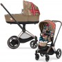 Cybex Priam Karolina Kurkova 4.0 шасси Rosegold коляска 2 в 1