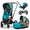Коляска Cybex Priam 4.0 3 в 1 DJ Khaled We The Best шасі Chrome Brown автокрісло Cloud T i-Size