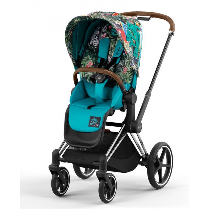 Коляска Cybex Priam 4.0 3 в 1 DJ Khaled We The Best шасі Chrome Brown автокрісло Cloud T i-Size