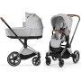 Cybex Priam Koi шасси Chrome Brown 4.0 коляска 2 в 1