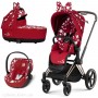 Cybex Priam 4.0 stroller 3 in 1 Jeremy Scott Petticoat chassis Rosegold
