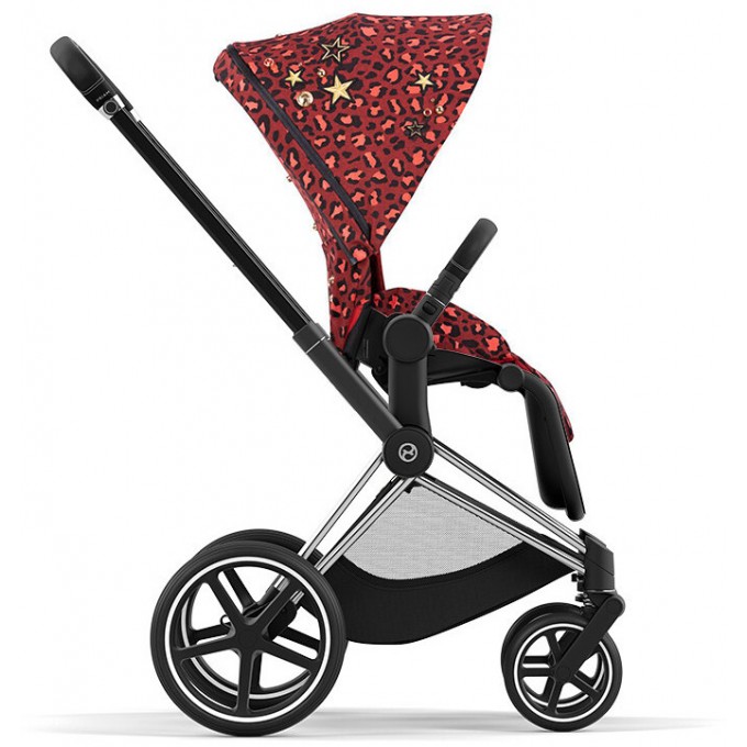 Коляска Cybex Priam Rockstar by Alec Voelkel шасі Chrome Black 4.0