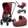 Коляска Cybex Priam 3 в 1 Rockstar by Alec Voelkel шасси Chrome Black 4.0