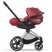 Коляска Cybex Priam 3 в 1 Rockstar by Alec Voelkel шасси Chrome Black 4.0