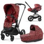 Stroller Cybex Priam 4.0 3 in 1 Rockstar by Alec Voelkel chassis Matt Black