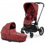 Stroller Cybex Priam Rockstar by Alec Voelkel 2 in 1 chassis Matt Black 4.0 