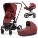 Cybex Priam Rockstar by Alec Voelkel 4.0 шасі Rosegold коляска 3 в 1